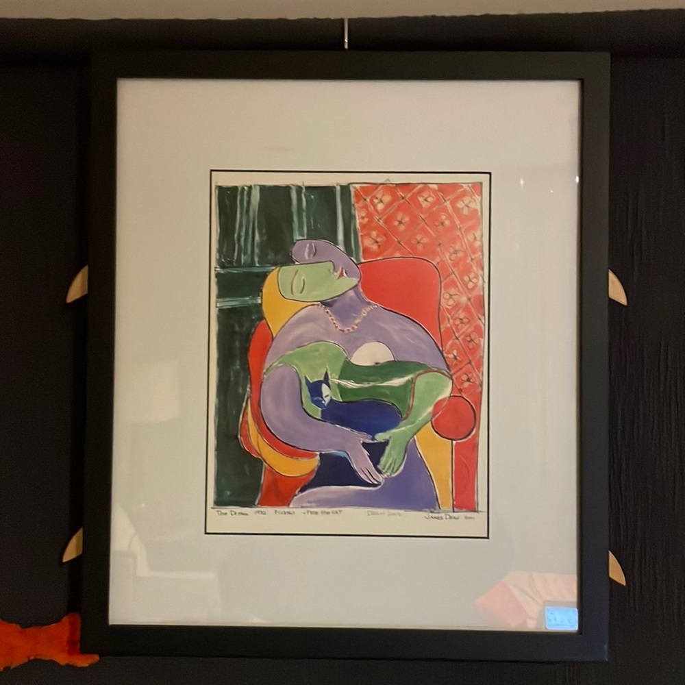 James Dean Vintage Pete with the Masters, Picasso Print, 2001